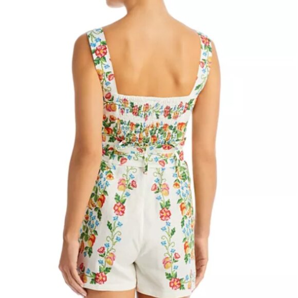 Farm Rio Tropical Romance Romper - Picture 4 of 7